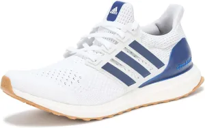 adidas Men's Ultraboost 1.0 DNA Sneaker, White/Dark Blue/Gum, 8.5
