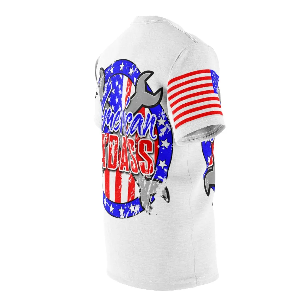 American Badass White Unisex Tee