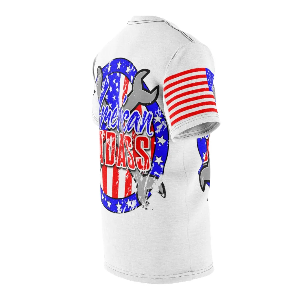 American Badass White Unisex Tee