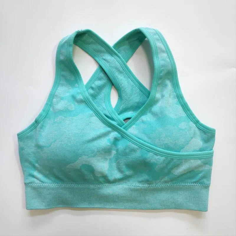 Camo Seamless Bra