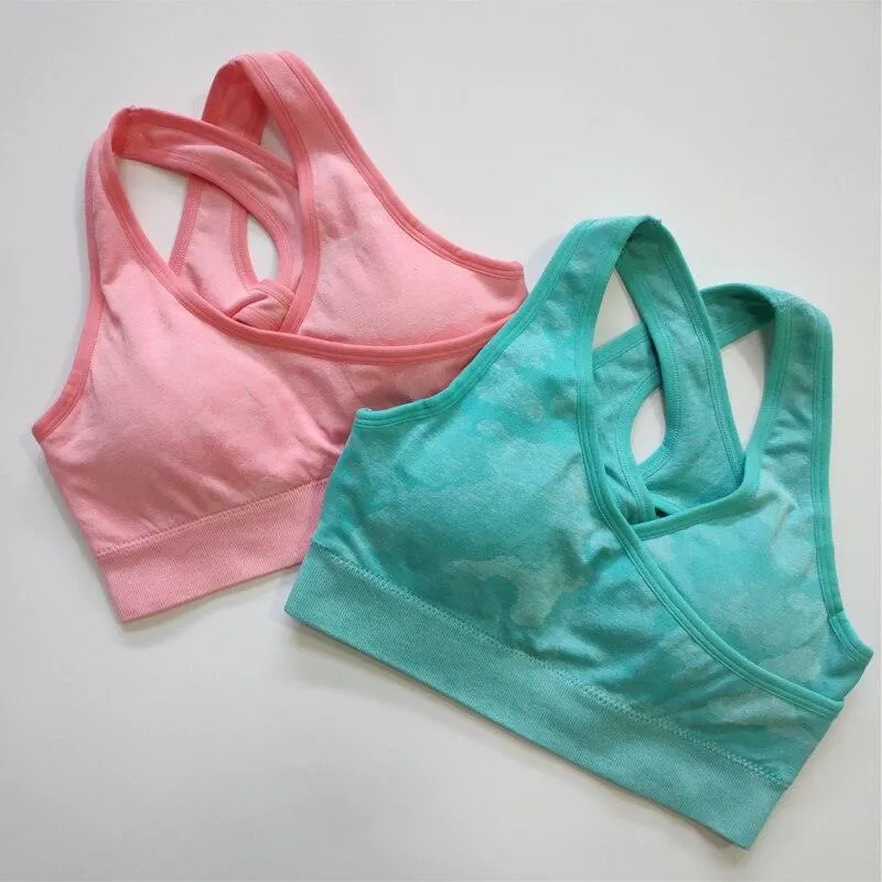 Camo Seamless Bra