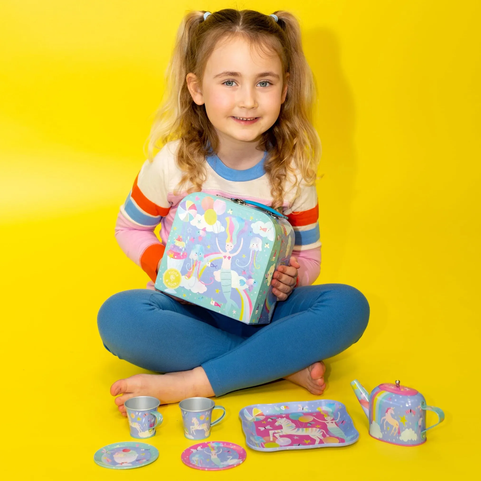 Floss & Rock Tin Tea Set – Fantasy (7 Piece)