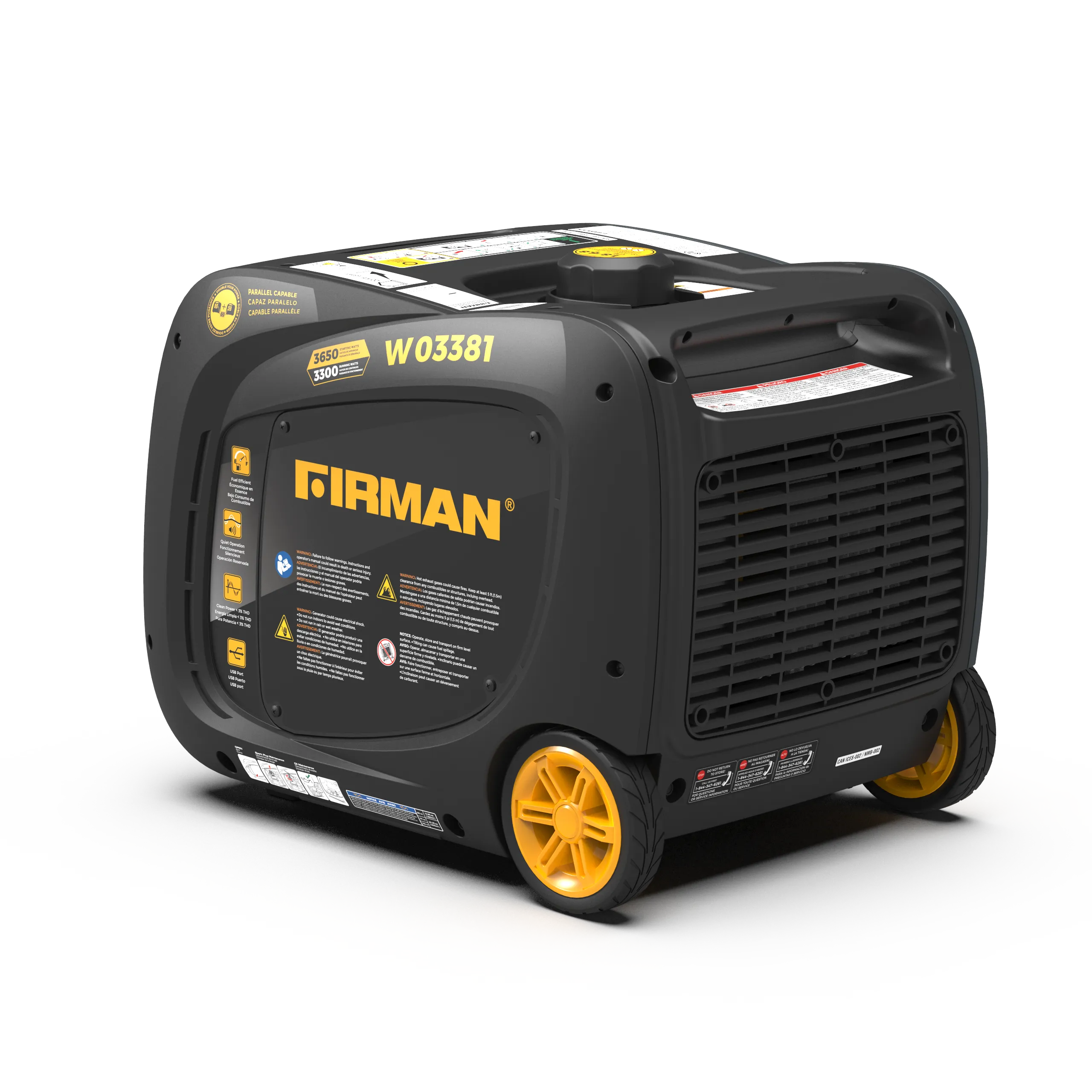 Gas Inverter Portable Generator 3650W Recoil Start