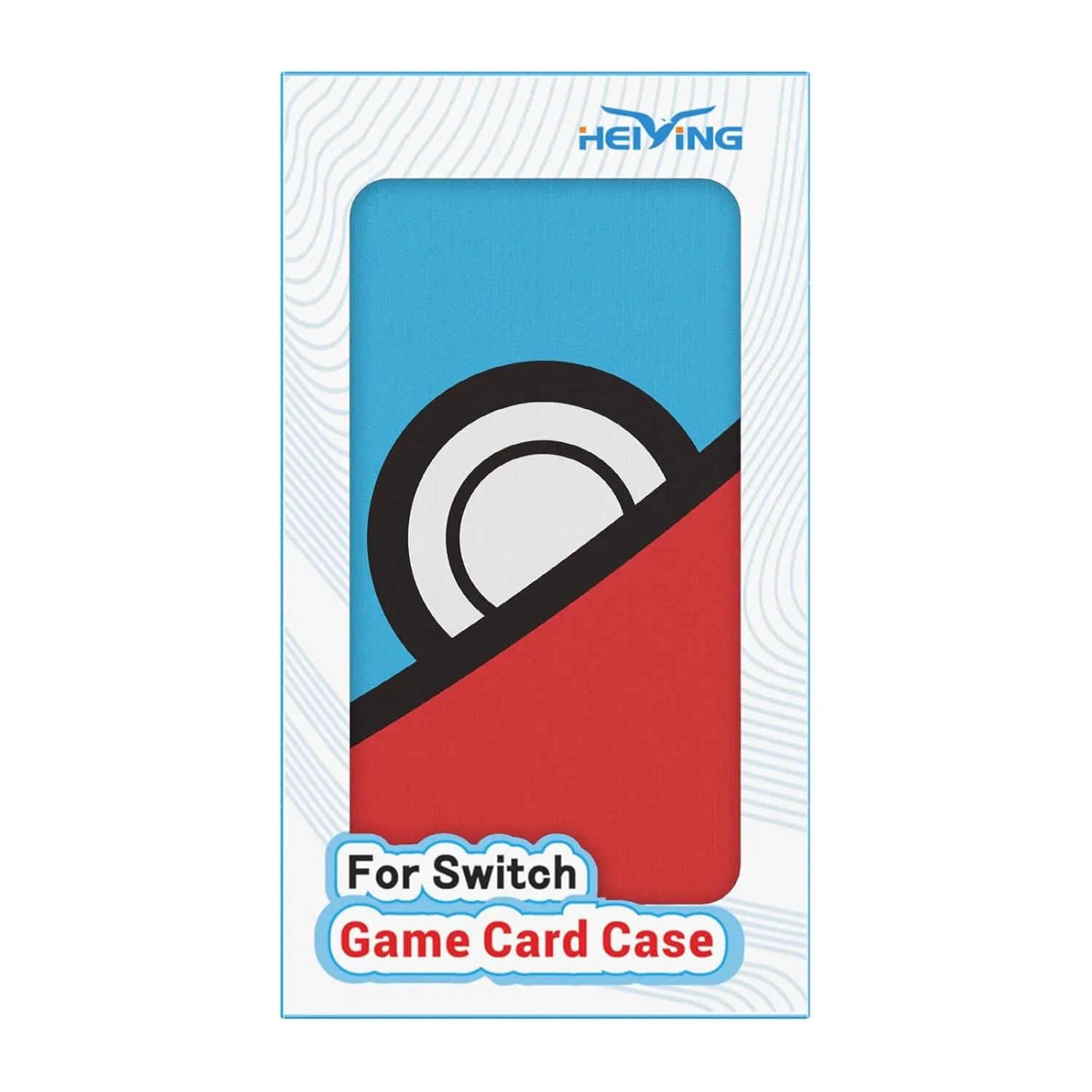 HEIYING Game Card Case for Nintendo Switch & Switch OLED,Customized Pattern Portable Travel Carry Case with 48 Game Card Slots and 24 Micro SD Cards Slots