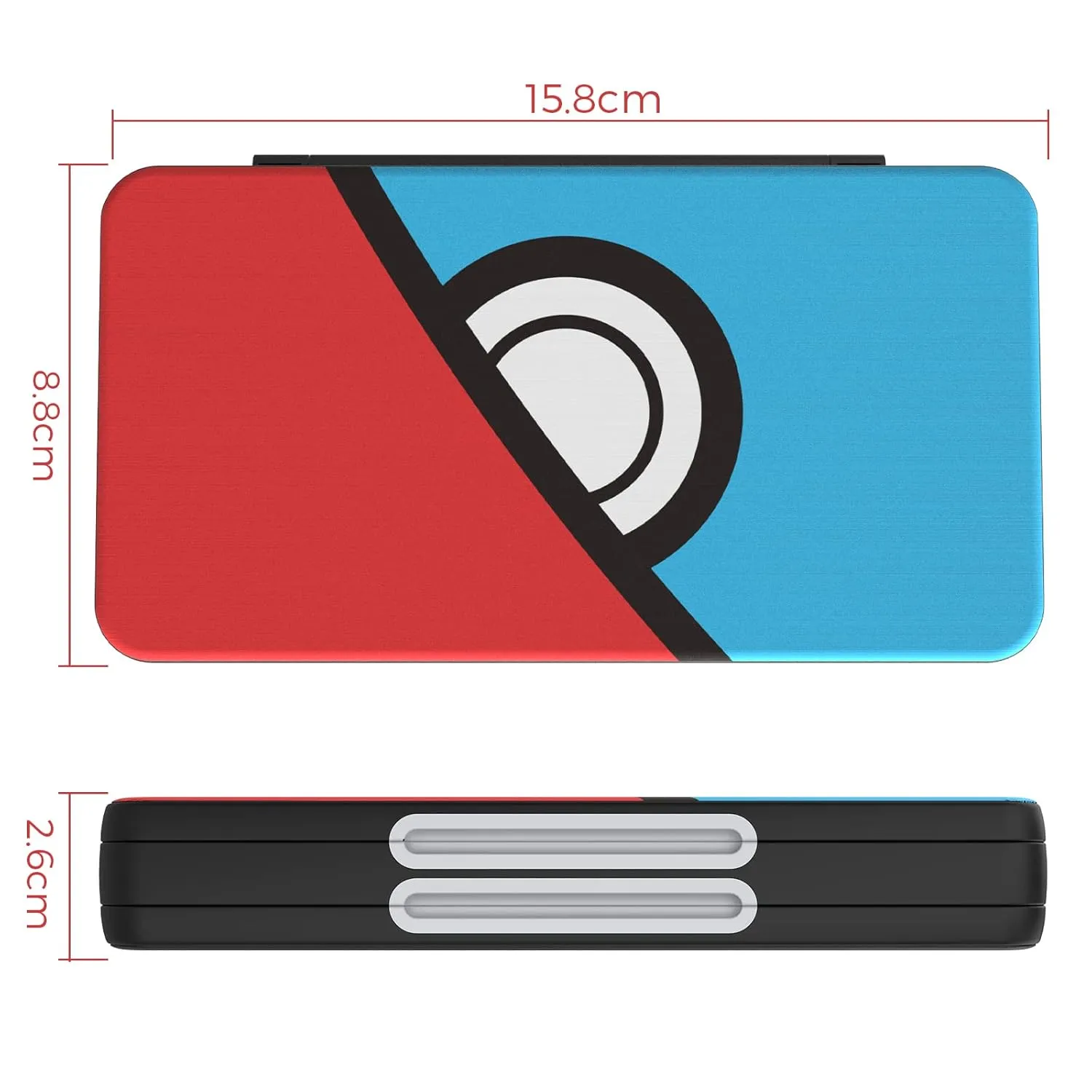 HEIYING Game Card Case for Nintendo Switch & Switch OLED,Customized Pattern Portable Travel Carry Case with 48 Game Card Slots and 24 Micro SD Cards Slots