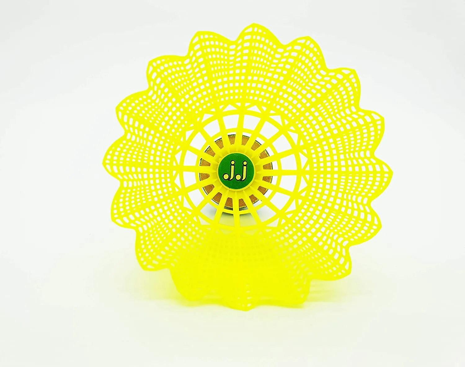 JJ JONEX JJ-646 Plastic Badminton ShuttleCock Nylon - Green  (Medium, 77, Pack of 6)