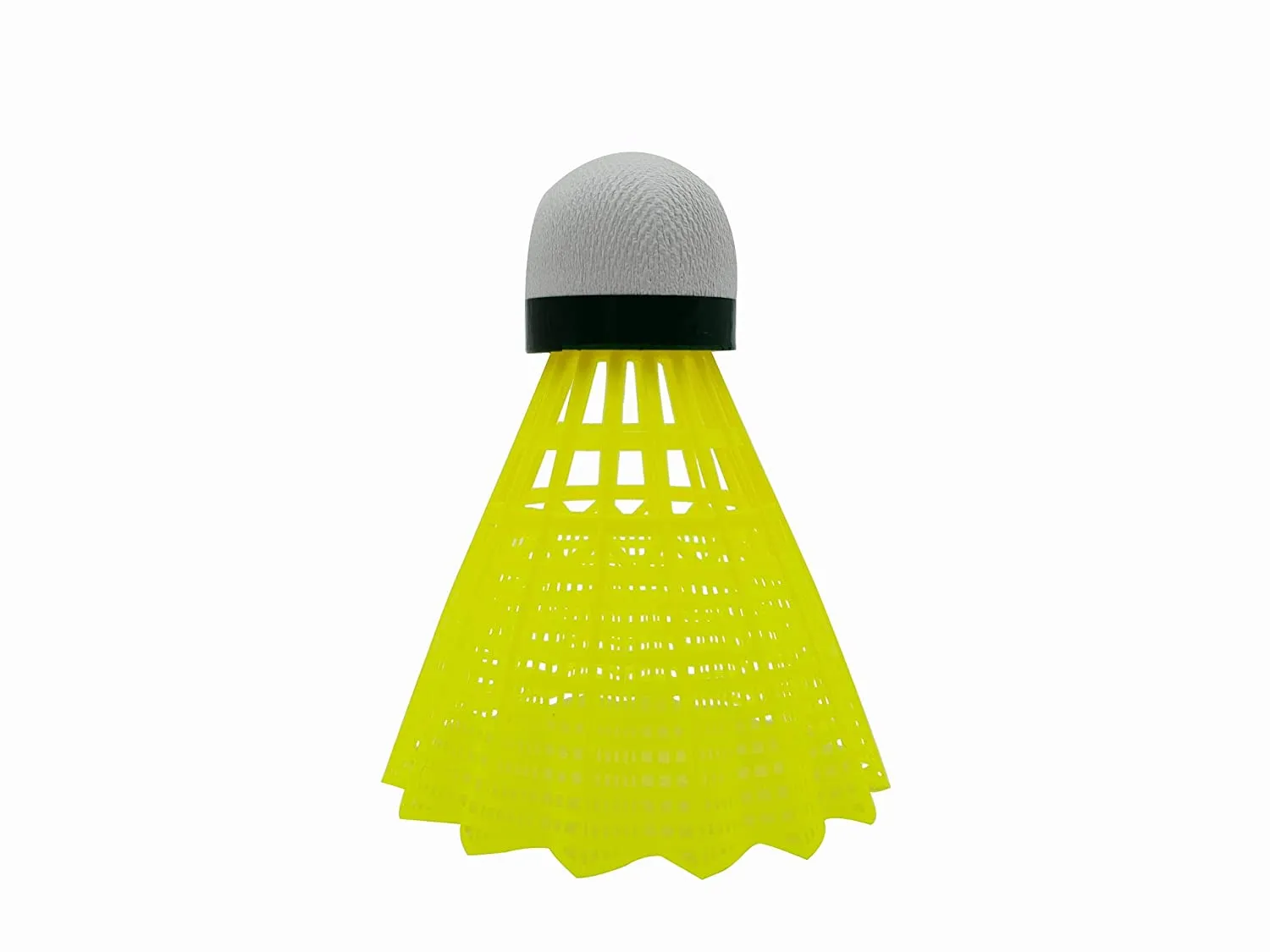JJ JONEX JJ-646 Plastic Badminton ShuttleCock Nylon - Green  (Medium, 77, Pack of 6)