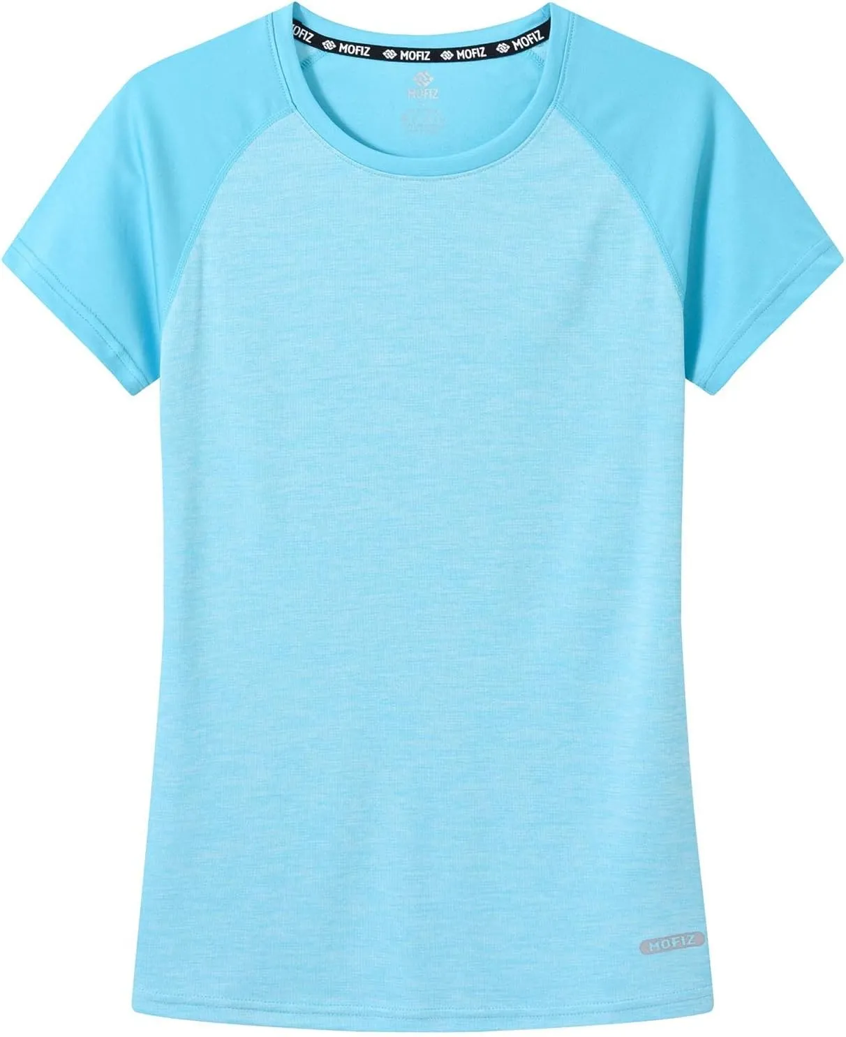 MoFiz Women's Short Sleeve UPF 50  Sun Protection Sports T-Shirt Quick Dry Running Workout Athletic Tee Top