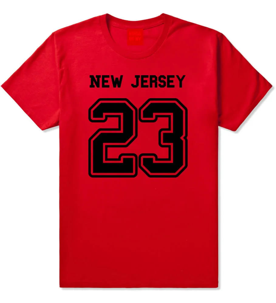 Sport Style New Jersey 23 Team State Jersey Mens T-Shirt