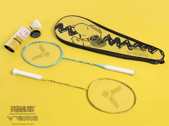 Victor x Peanuts AURASPEED SN Racket Set